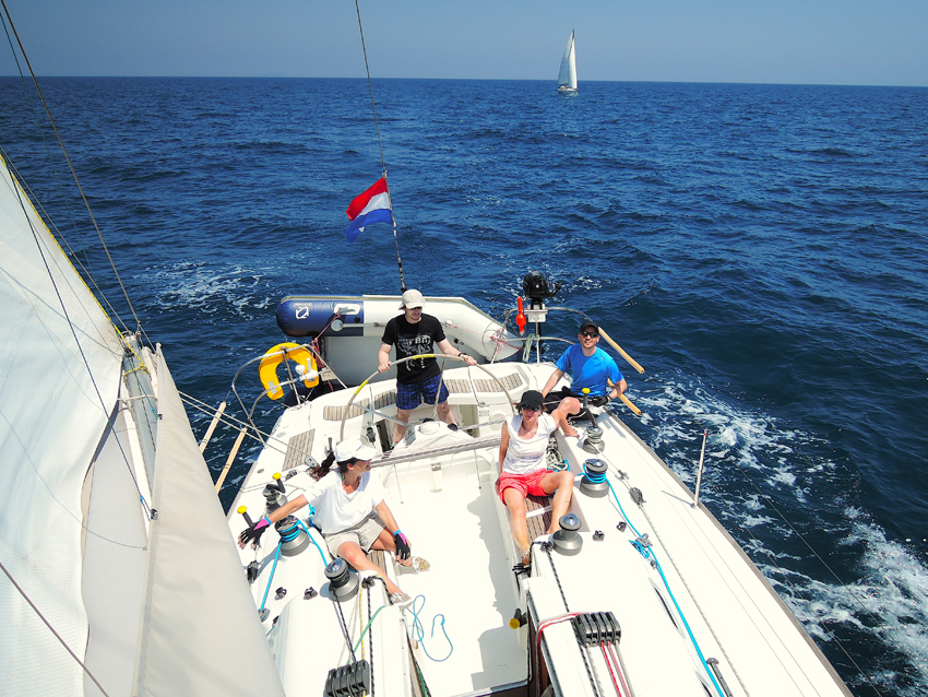 On-Boat teamtraining mei 2014-2