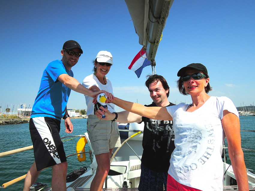 on-boat teamtraining mei 2014