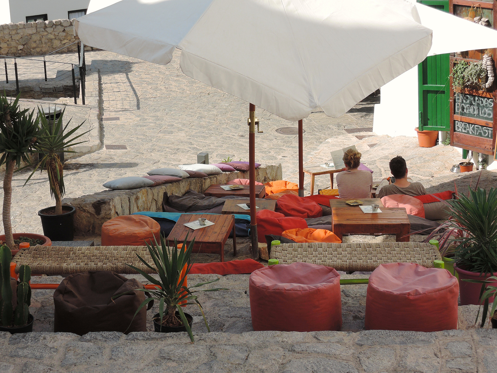 Ibiza town lounge on square