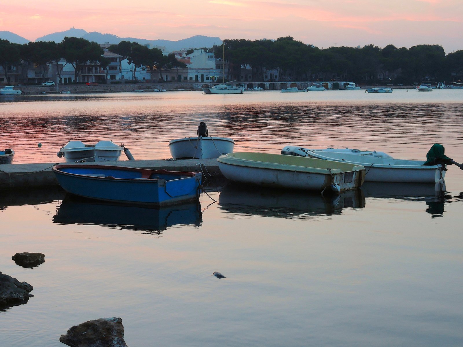 Porto Colom sunset Mallorca Balearic Islands